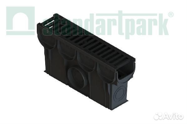 Пескоуловитель S'park пластиковый с решеткой чугунной щель вч кл. С (к-т), 1.00 комплект