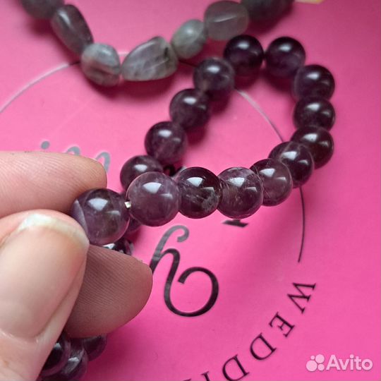Браслет натуральный Аметист