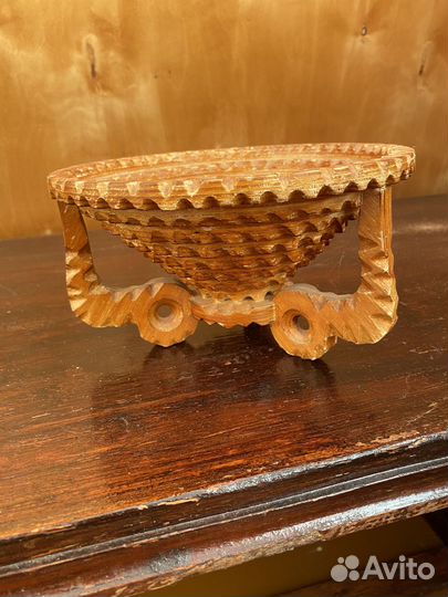 Ваза деревянная