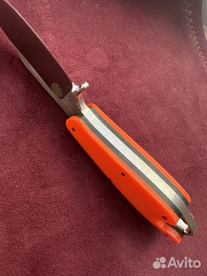 Нож 1-й Цех нож Мини Сиськи сталь 440C сатин, руко