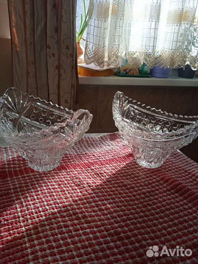 Вазы хрустальные,производство СССР