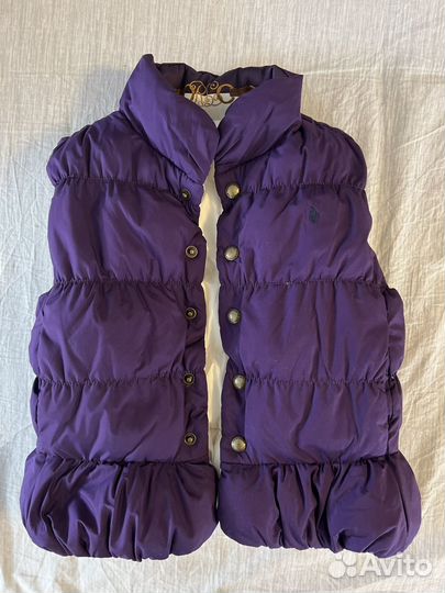 Жилетка для девочки ralph lauren 6 двусторонняя