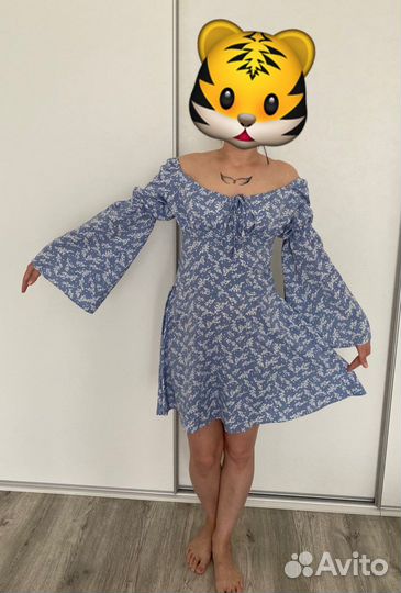 Летнее женское платье с корсетом