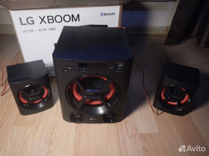 Аудиосистема LG XBoom LK72B, 2.1, 40 Вт, Bluetooth