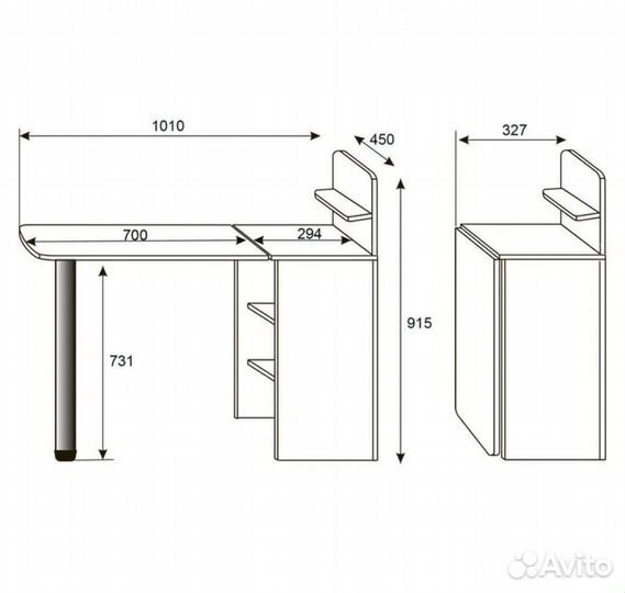 Стол маникюрный