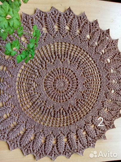 Салфетки вязаные крючком