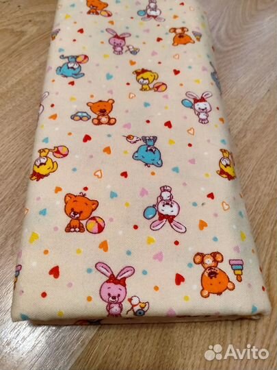 Отрез ткани фланель