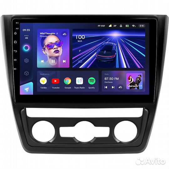 Магнитола Шкода Йети 2009-2014 Андроид Teyes CC3