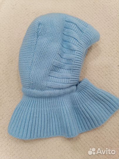 Шапка зимняя для мальчика 44-46