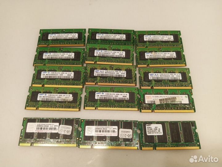 Старая память SDram, DDR, DDR2