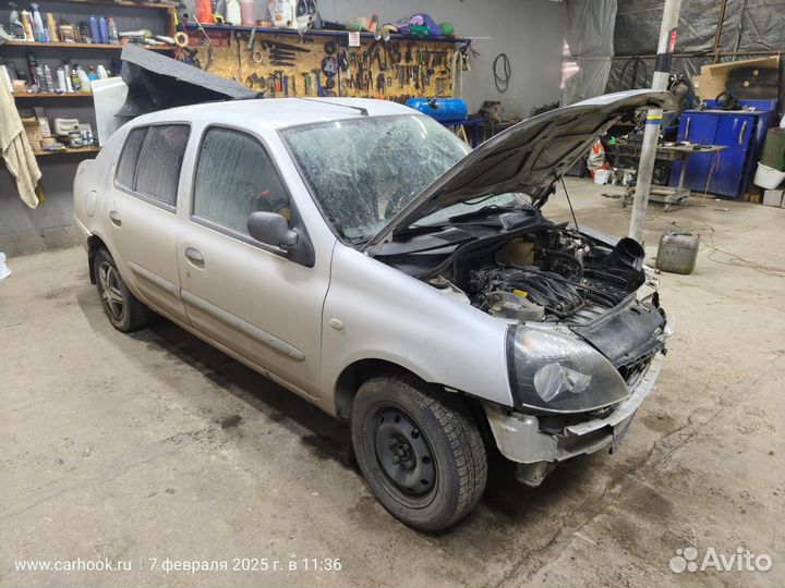 Разбор renault symbol 1.4