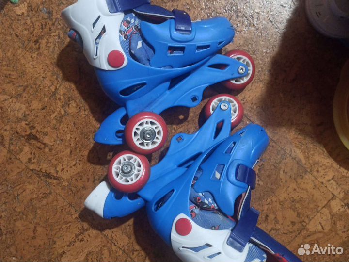 Роликовые коньки детские раздвижные