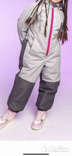 Зимний комбинезон для девочки 122