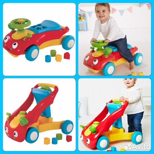 ELC машинка-ходунки-сортер