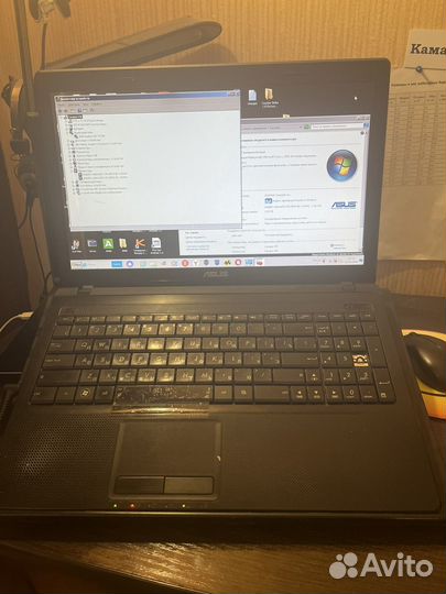 Ноутбук asus x54h
