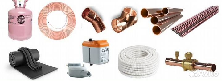 Расходные материалы для монтажа кондиционеров
