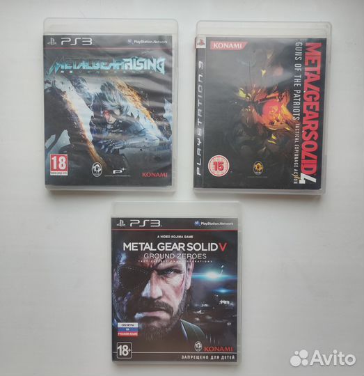 Диски Metal Gear Solid, MGS, Revengeance