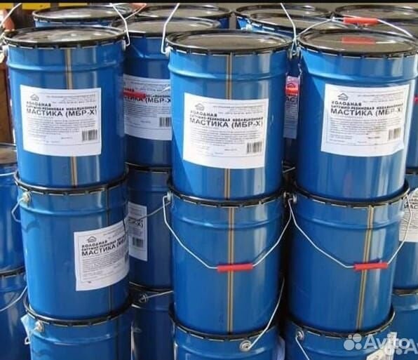 Мастика гидроизоляционная, праймер битумный 25 кг