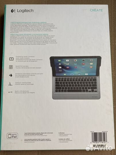 Чехол-клавиатура для iPad pro 12,9