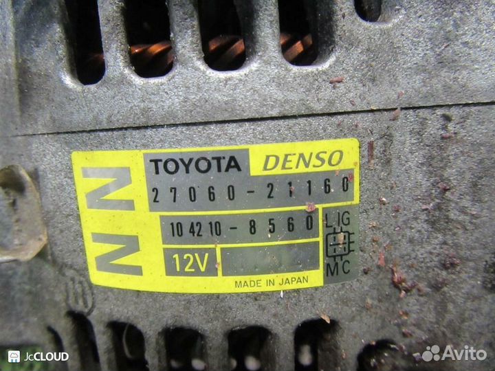 Генератор на toyota probox NCP51V 1NZ-FE