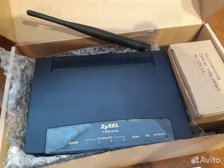 Интернет-центр zyxel Adsl2+ модем + Wi-Fi роутер