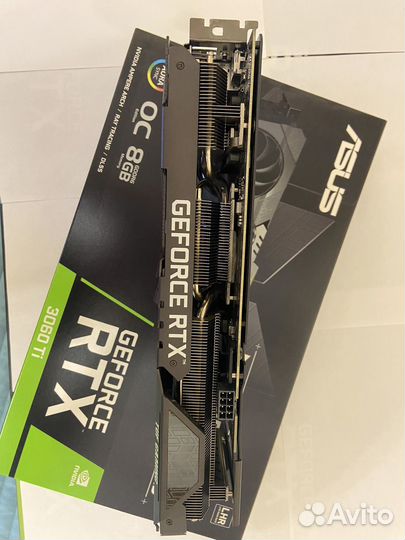 Видеокарта asus rtx 3060ti 8gb TUF Gaming OC