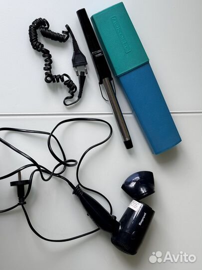 Фен для волос дорожный/щипцы для локонов