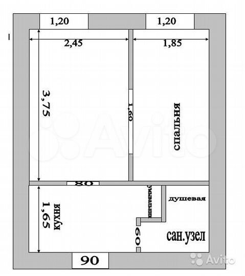 Аукцион: 2-к. квартира, 26,5 м², 3/5 эт.