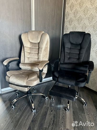 Компьютерное кресло бархат
