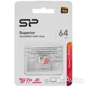 Карта памяти microsdxc 64gb