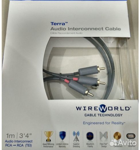 Межблочный аудио кабель Wire World 2RCA-2RCA 1.5м