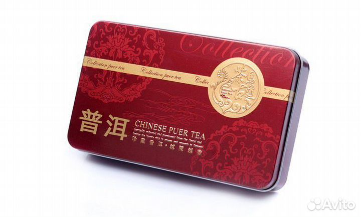 Чай Пуэр Шу мини точа в подарочной упаковке. Китай