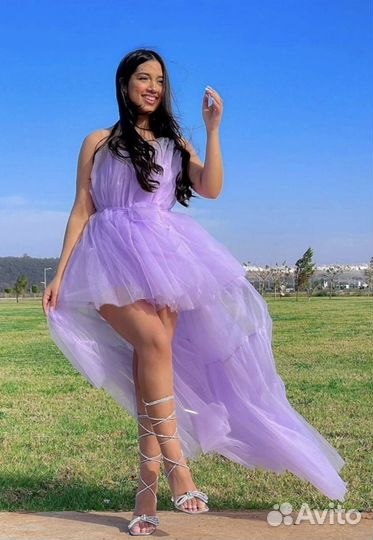 Платье из фатина женское