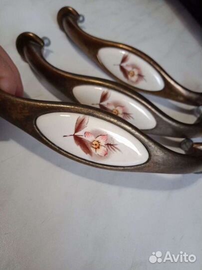 Ручки бронза для комода