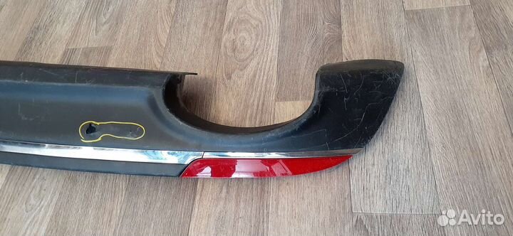 Накладка бампера Kia Optima 4 2016 задняя