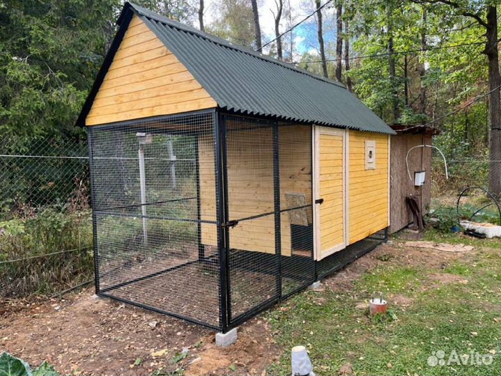 Курятник с установкой
