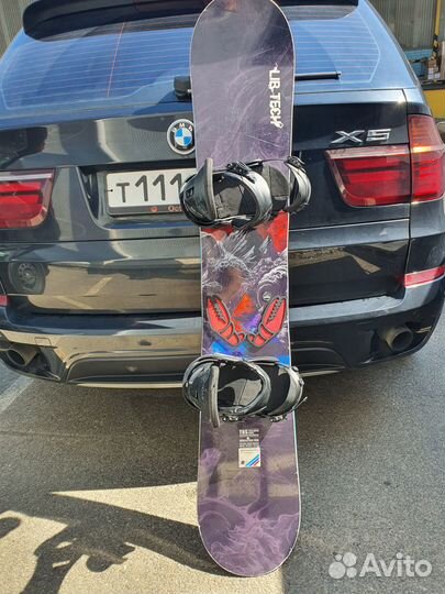 Сноуборд LibTech крепы Burton Custom и чехол