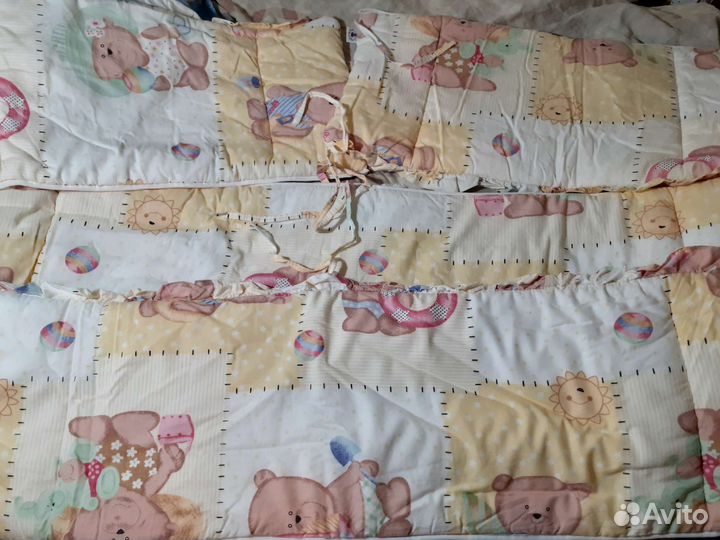 Бортики для детской кроватки