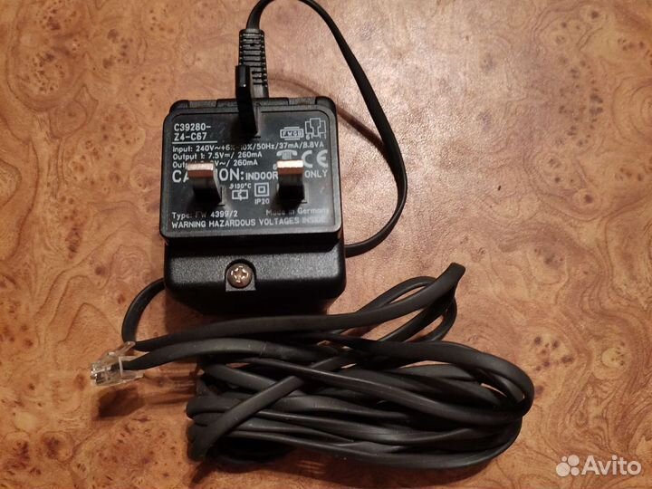 Блок питания 7.5v и 9V, 260mA