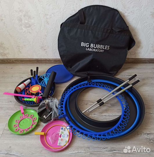 Big Bubbles для Мыльных пузырей. Человек в пузыре