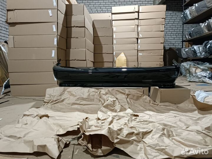 Бампер задний ваз 2114 цвет сине черный - космос