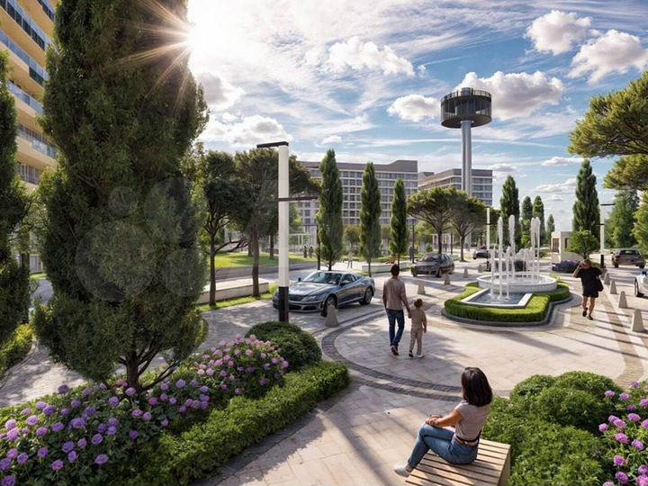 3-к. апартаменты, 63,5 м², 3/9 эт.