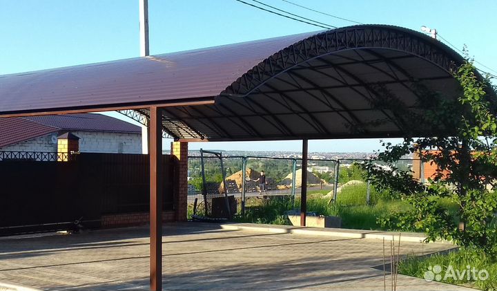 Изготовление навеса