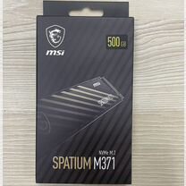 SSD M.2 NVMe 500Gb MSI spatium M371