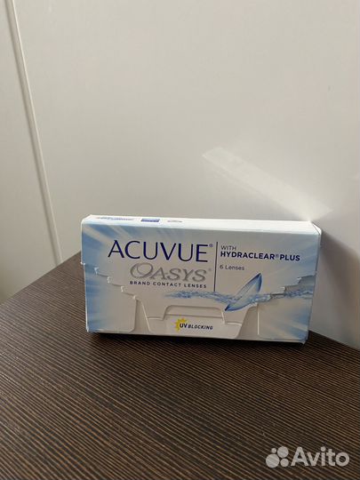 Линзы контактные acuvue oasys двухнедельные +3,50