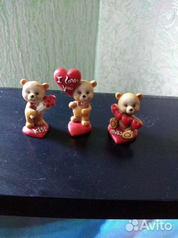 Статуэтки. наборы медвежат