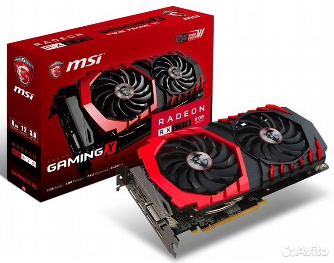 Видеокарта amd radeon rx 470 gaming X 4gb