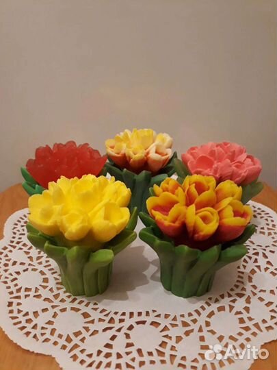 Силиконовая форма Тюльпаны