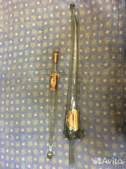 Сувенирные бутылки в виде сабель