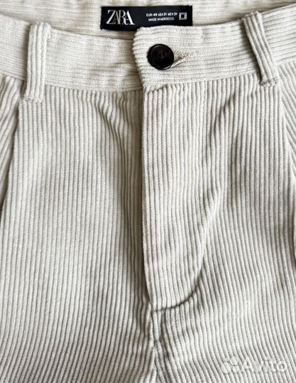 Вельветовые брюки zara мужские